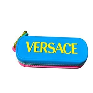 Versace Blue Pink Aqua Yellow Silicon Case